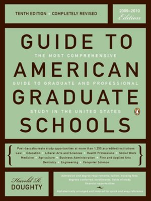 cover image of Guide to American Graduate Schools